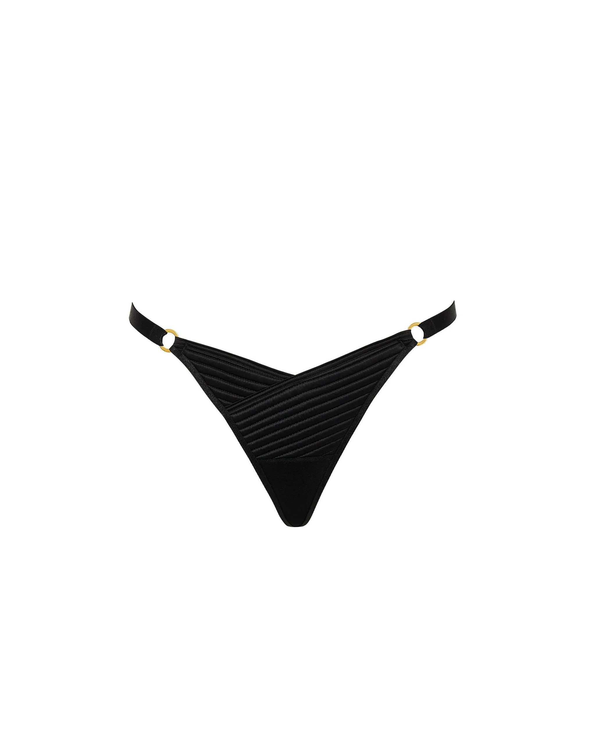 Allegra Thong Black