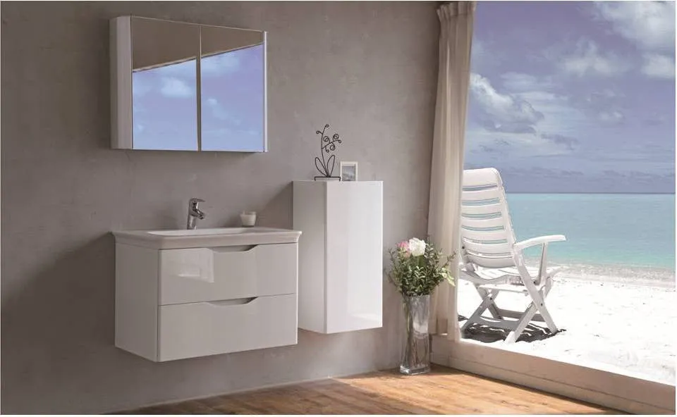 Aquamoon Cosmo 31 Modern Bathroom Vanity Set - White