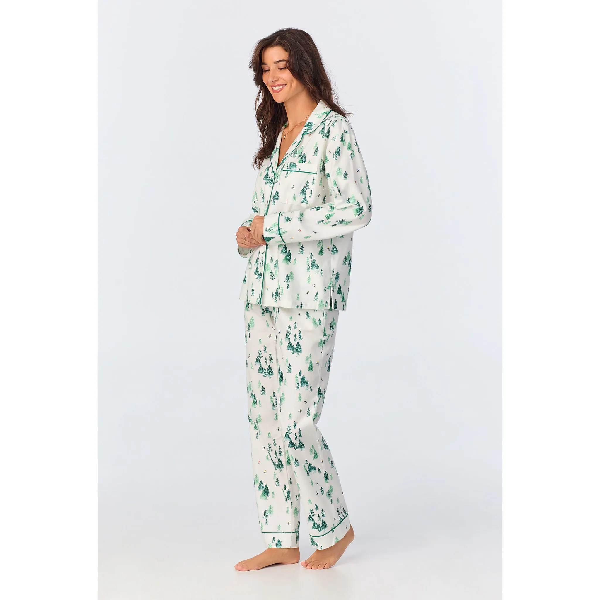 Bed Head Hit the Slopes Long Sleeve Classic Flannel PJ Set