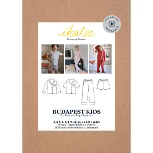 Budapest Pajamas - Kids - Sewing Pattern | Ikatee