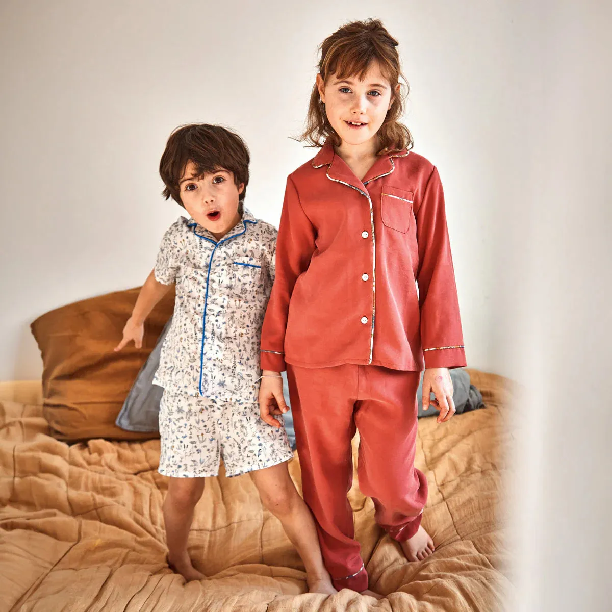 Budapest Pajamas - Kids - Sewing Pattern | Ikatee