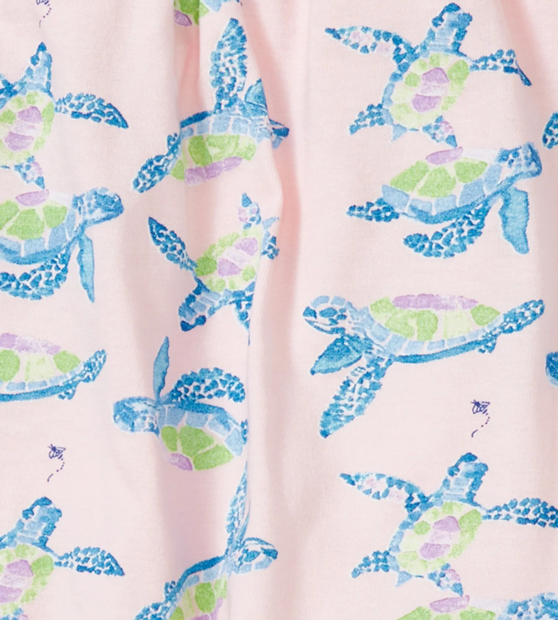 Burt's Bees Organic Baby Colorful Sea Turtles Top & Muslin Short Set