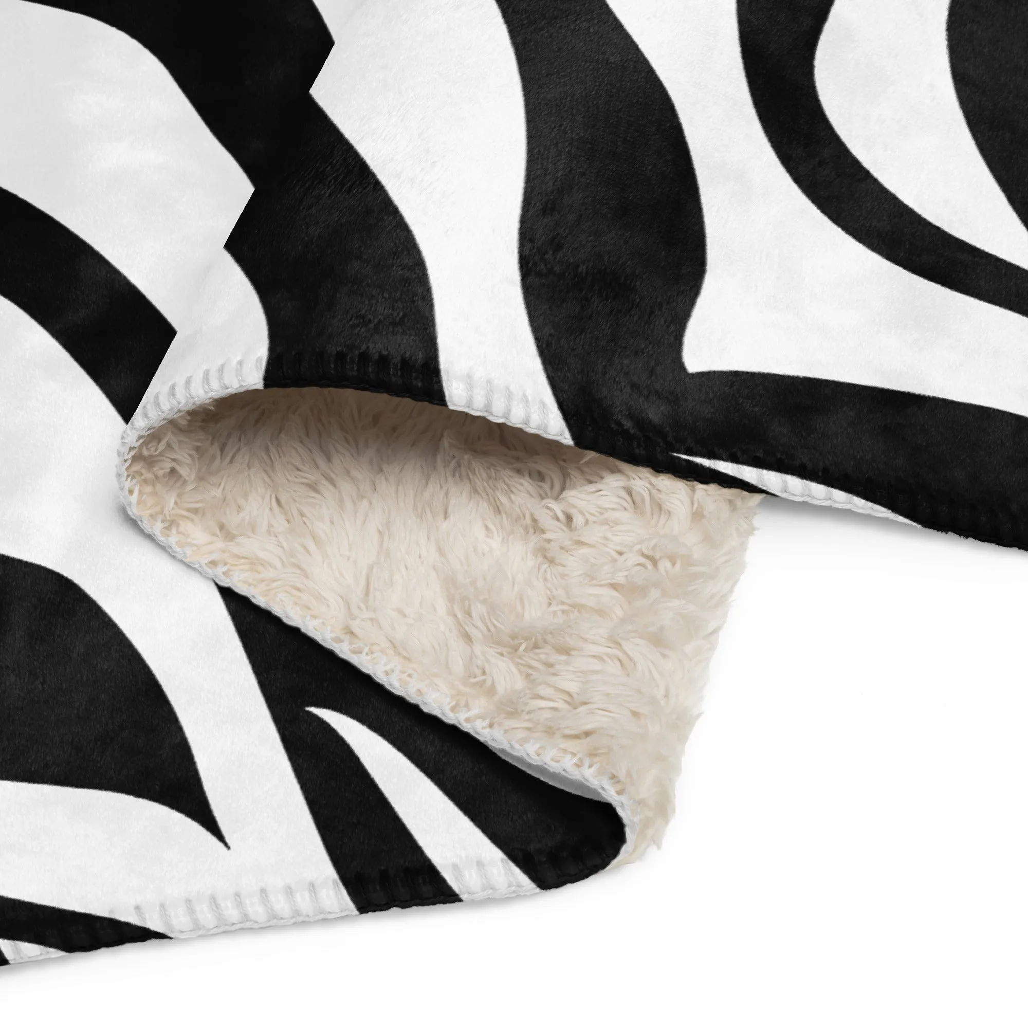 Cozy Zebra Sherpa blanket lioness-love