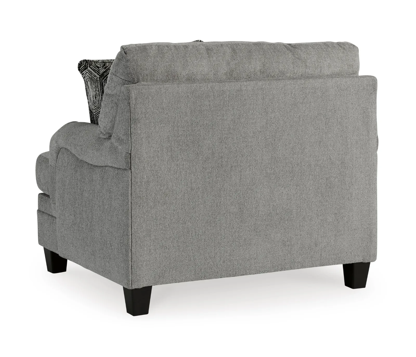 Davinca Chair & Half - Charcoal Fabric