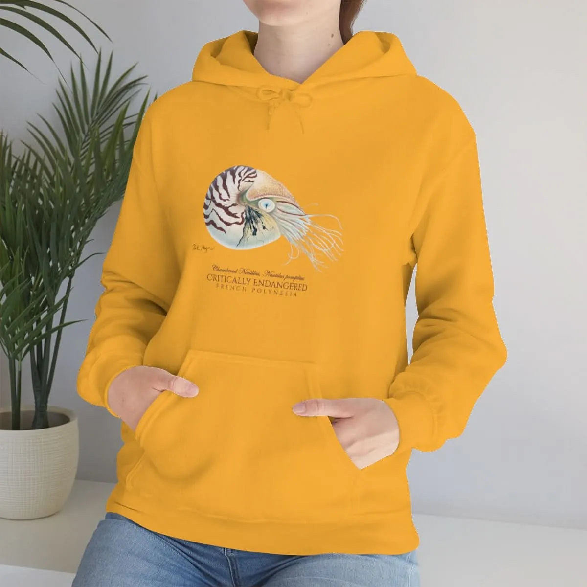 Endangered Chambered Nautilus Warm Hoodie