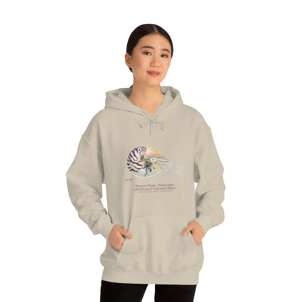 Endangered Chambered Nautilus Warm Hoodie