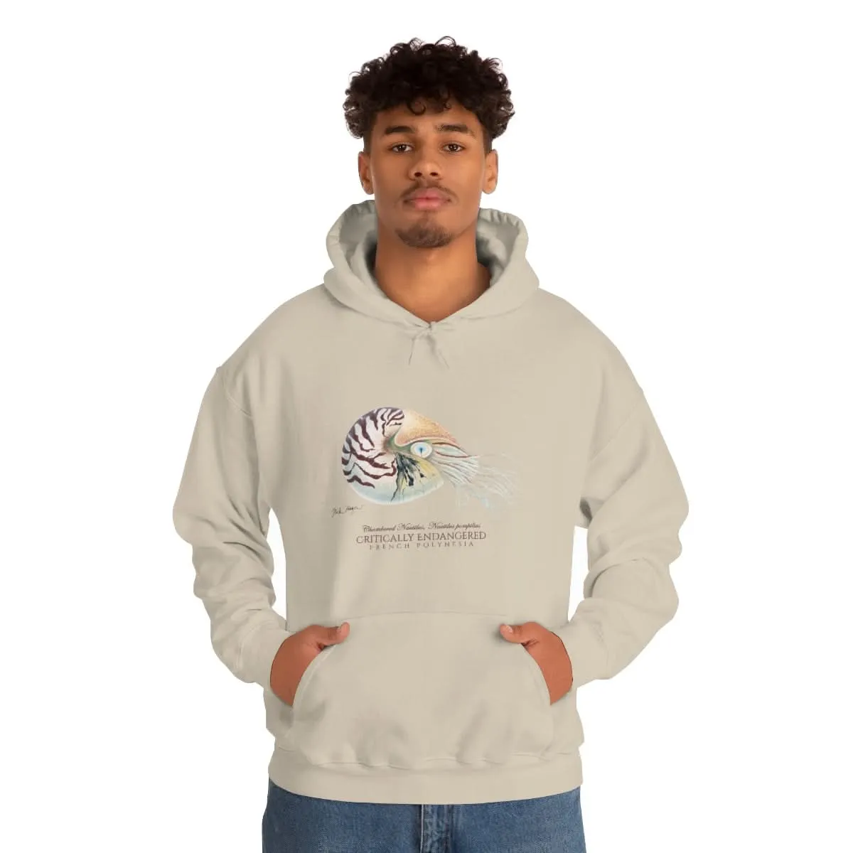 Endangered Chambered Nautilus Warm Hoodie