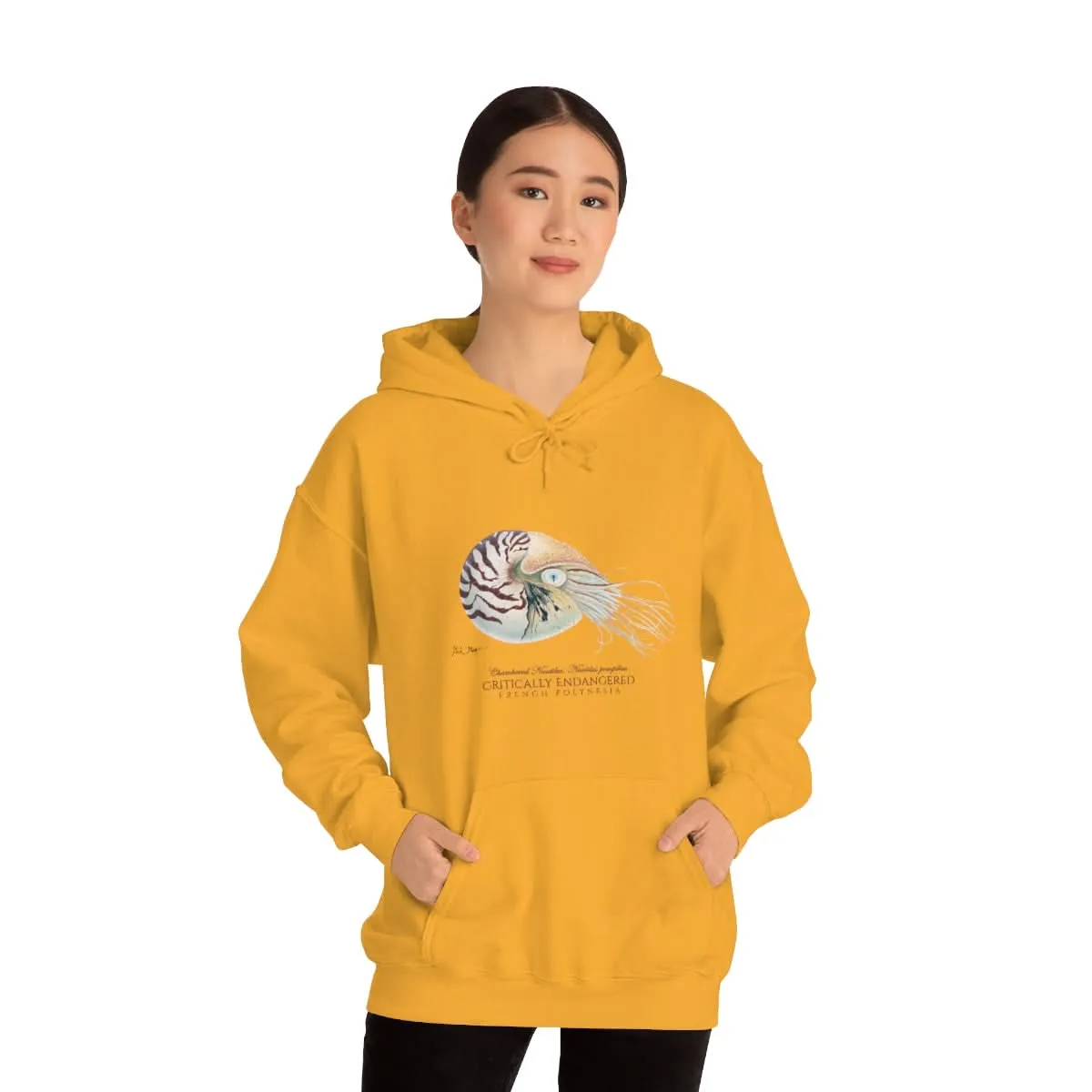 Endangered Chambered Nautilus Warm Hoodie