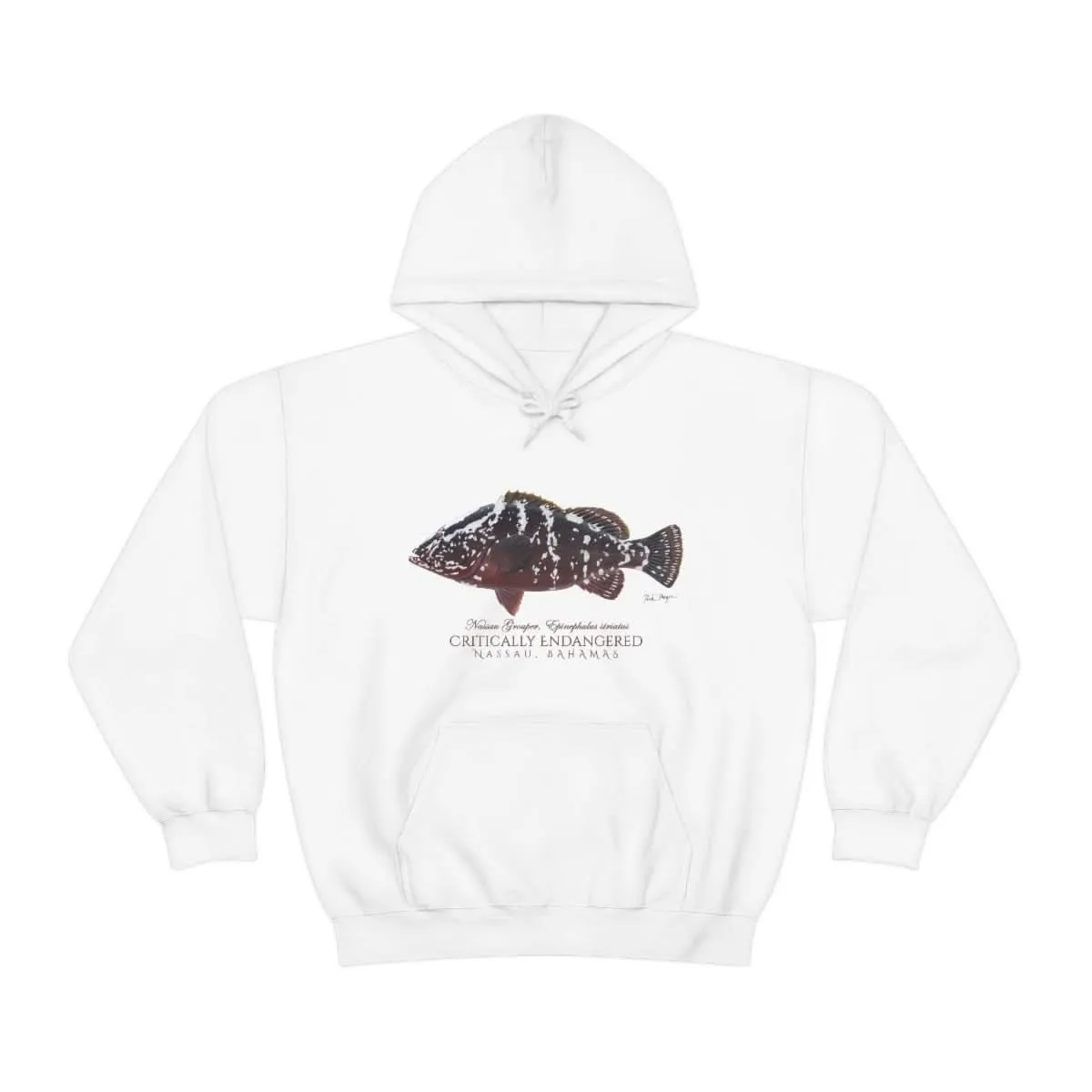 Endangered Nassau Grouper Warm Hoodie