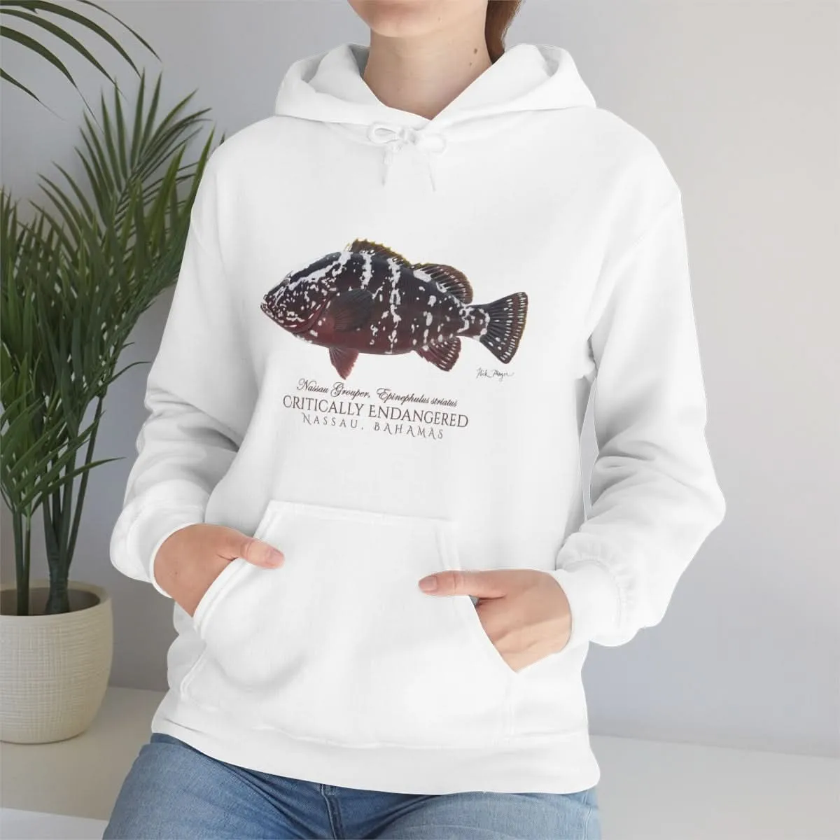 Endangered Nassau Grouper Warm Hoodie