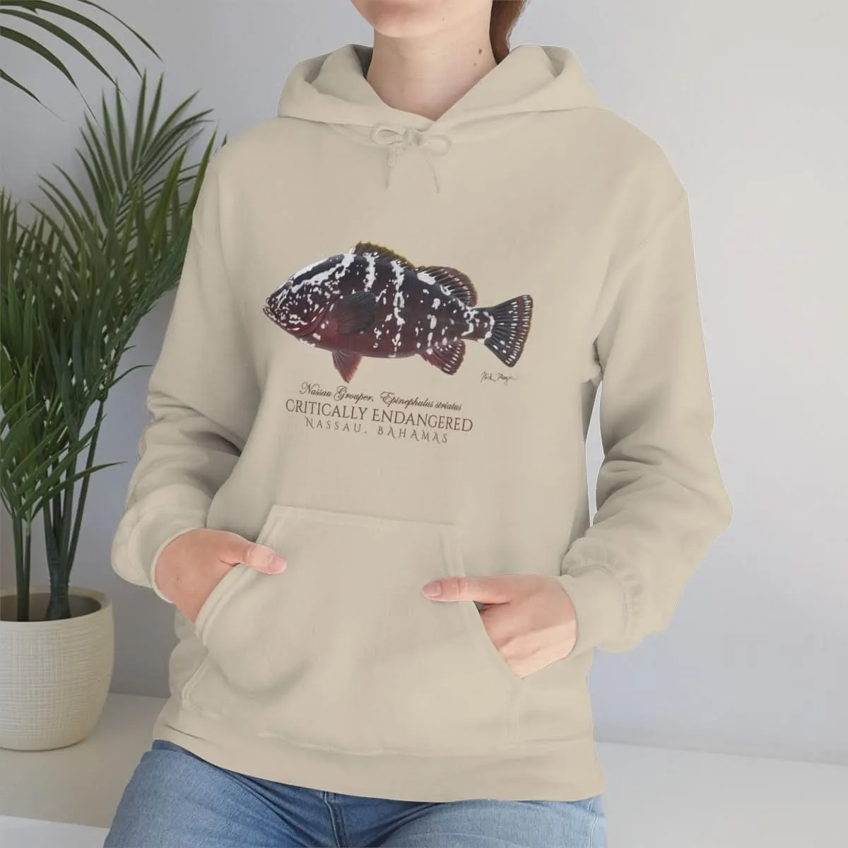 Endangered Nassau Grouper Warm Hoodie