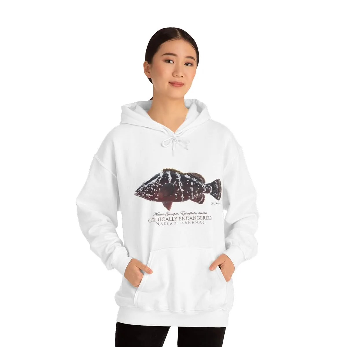 Endangered Nassau Grouper Warm Hoodie