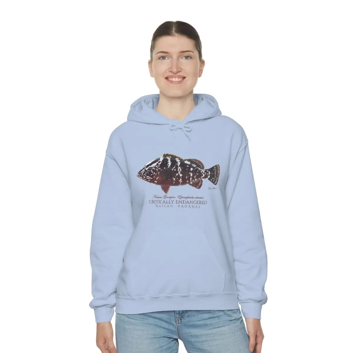 Endangered Nassau Grouper Warm Hoodie