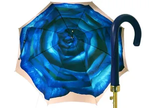 Fantastic Blu Rose Umbrella