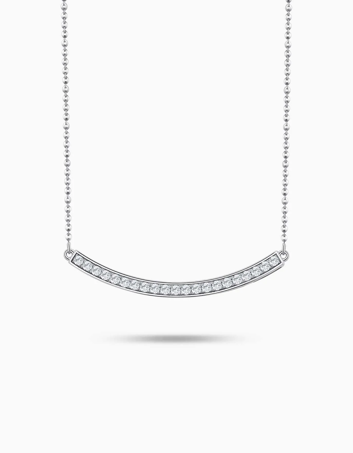 LVC Eterno Classic Curved Diamond Necklace