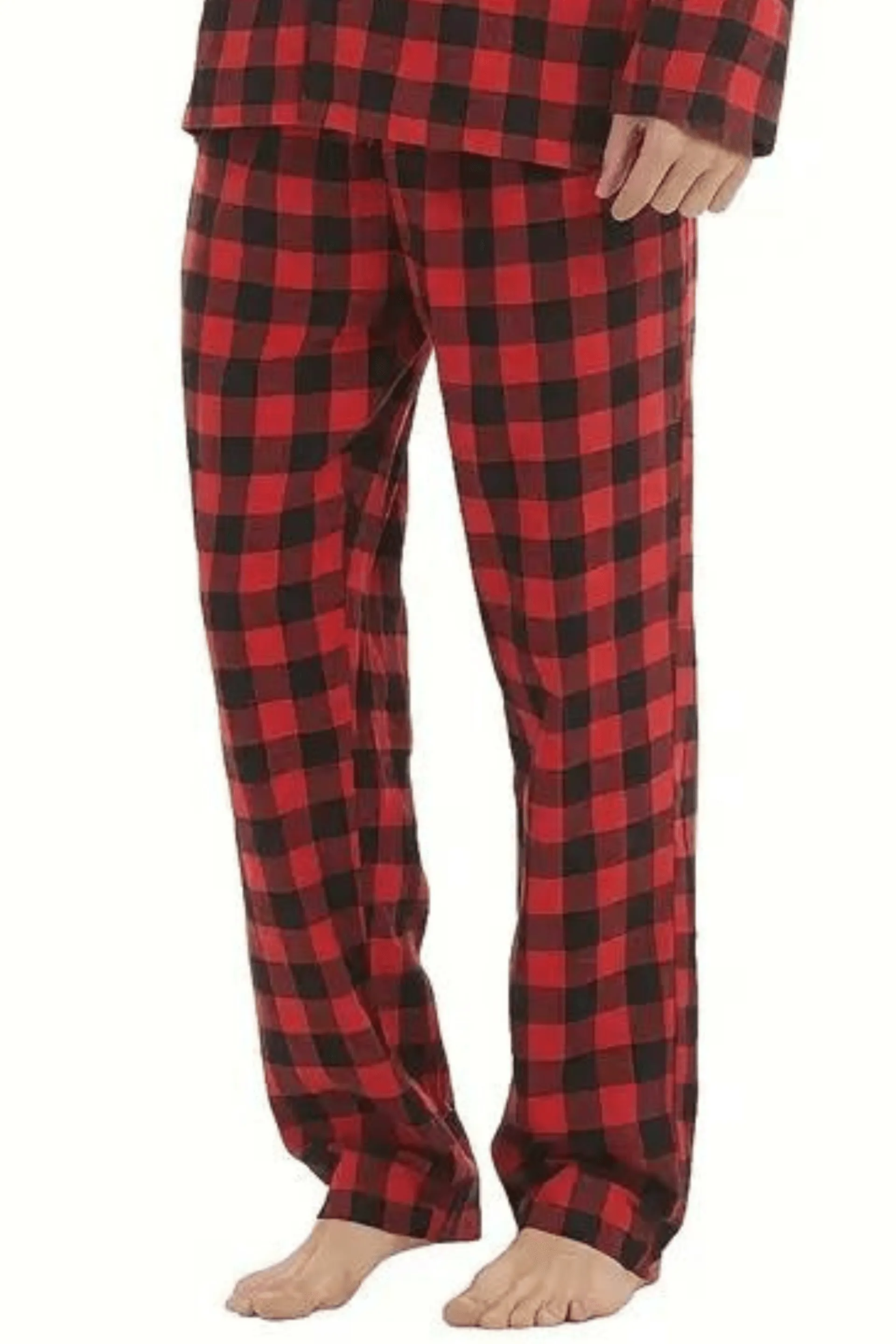 Men's Cotton Flannel Check Trouser