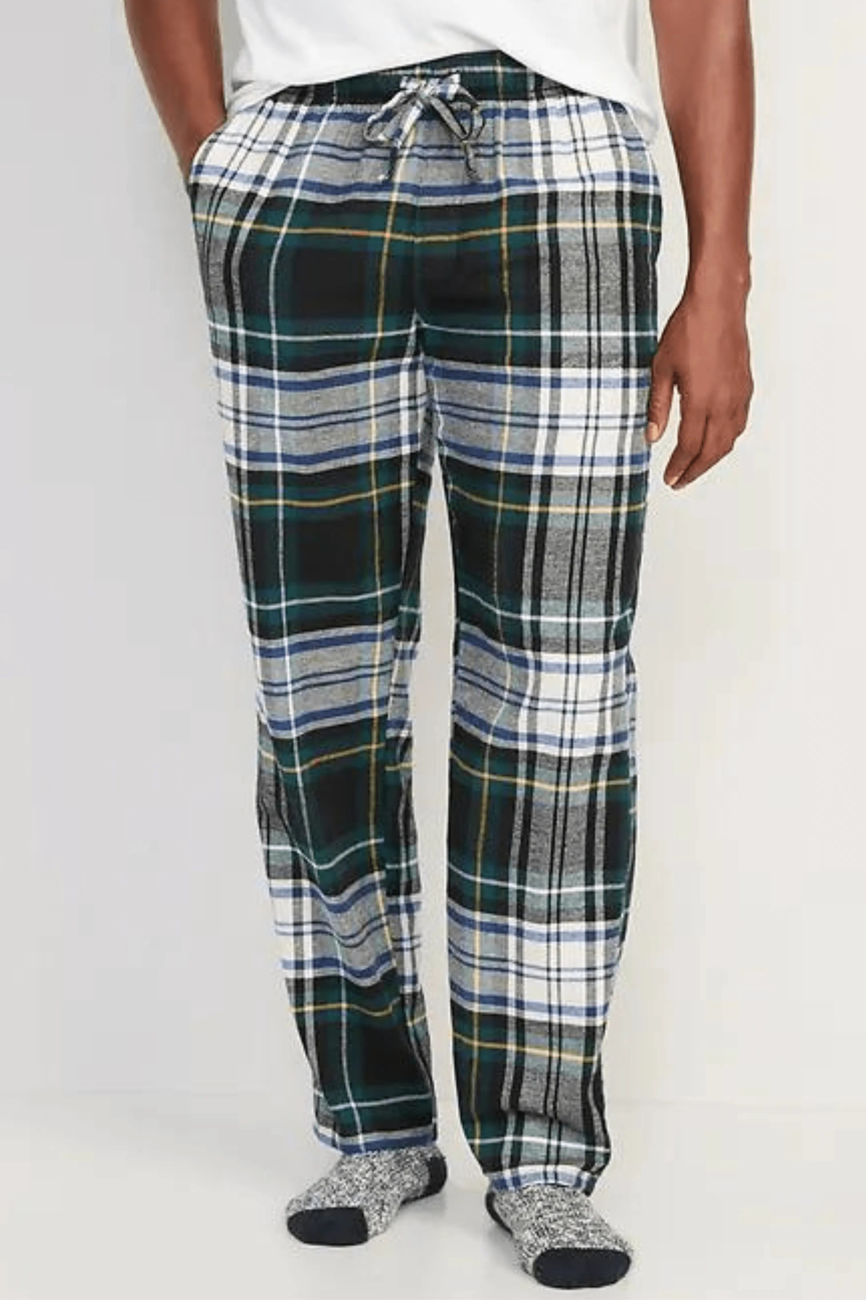 Men's Cotton Flannel Check Trouser