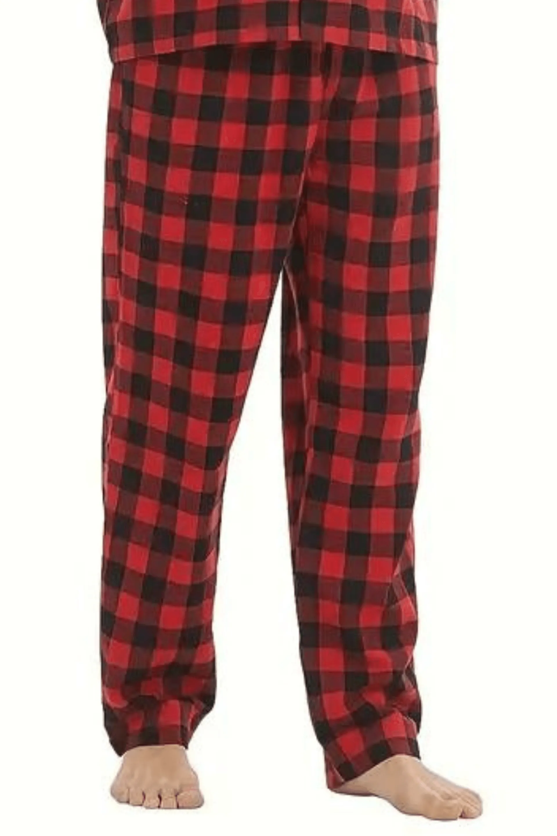 Men's Cotton Flannel Check Trouser