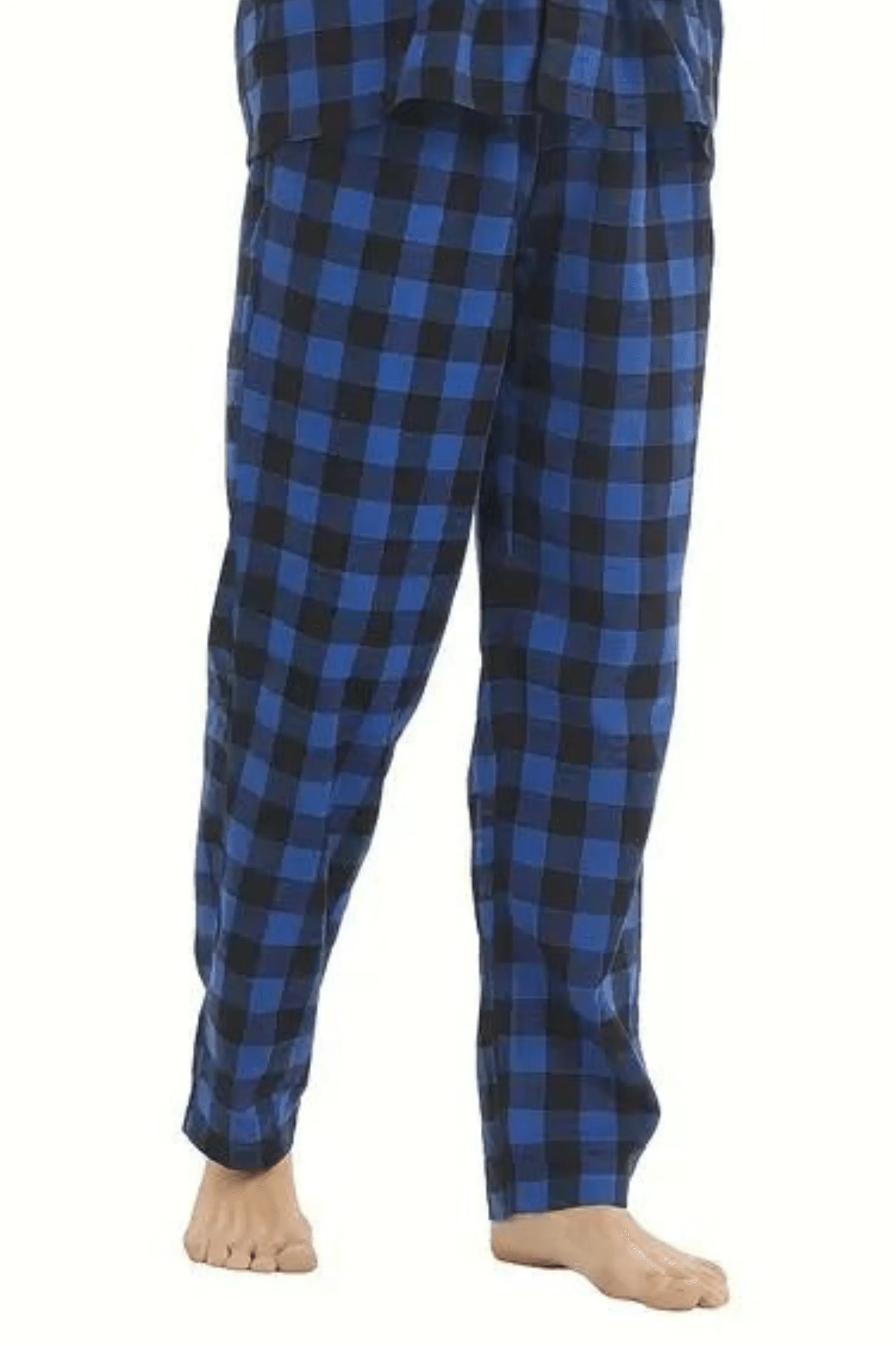 Men's Cotton Flannel Check Trouser