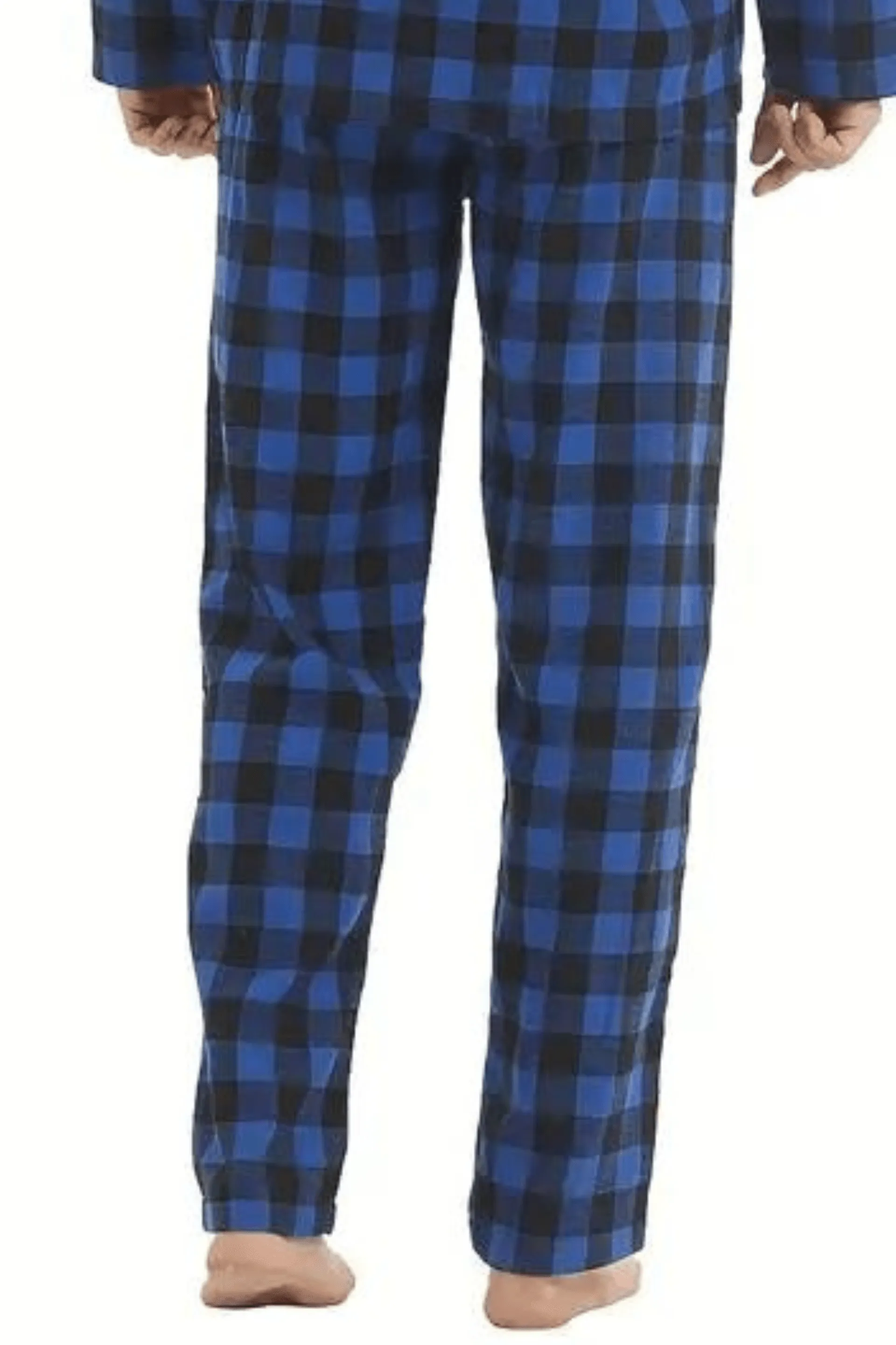 Men's Cotton Flannel Check Trouser