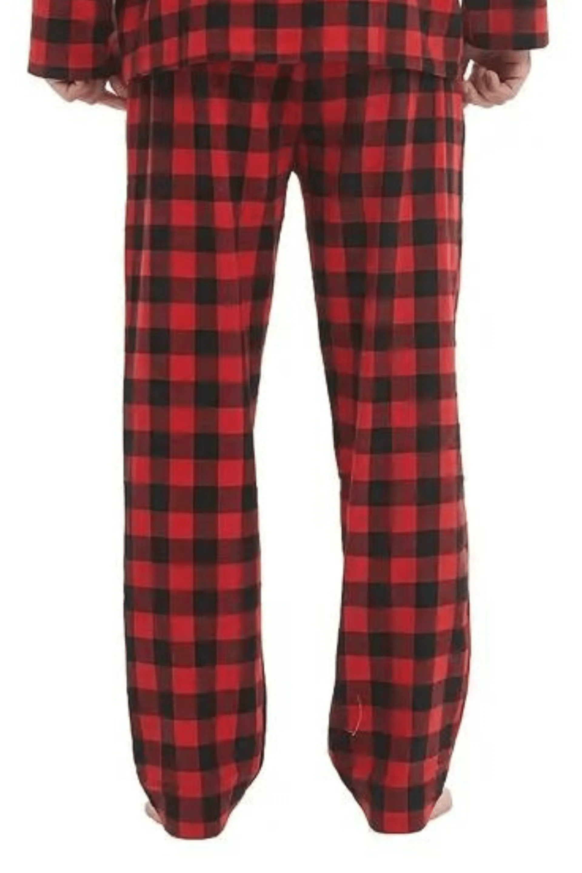 Men's Cotton Flannel Check Trouser