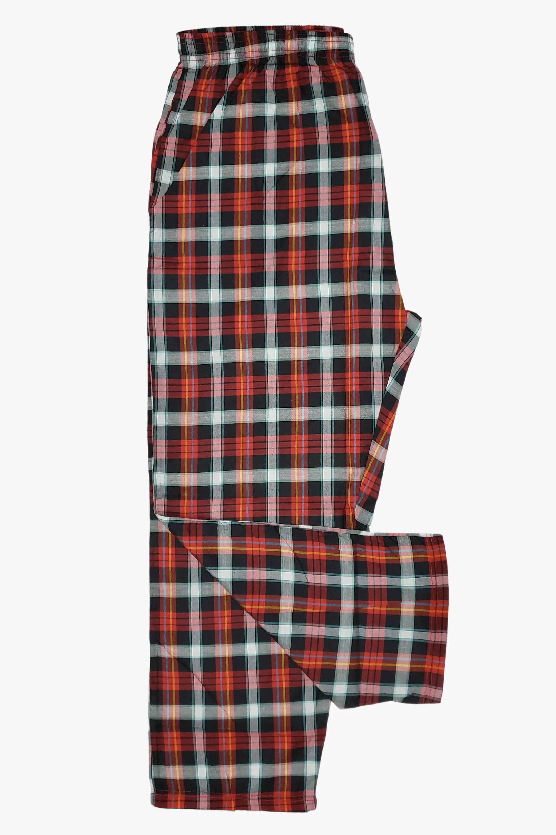 Men's Essential Poly-Cotton Check Trouser