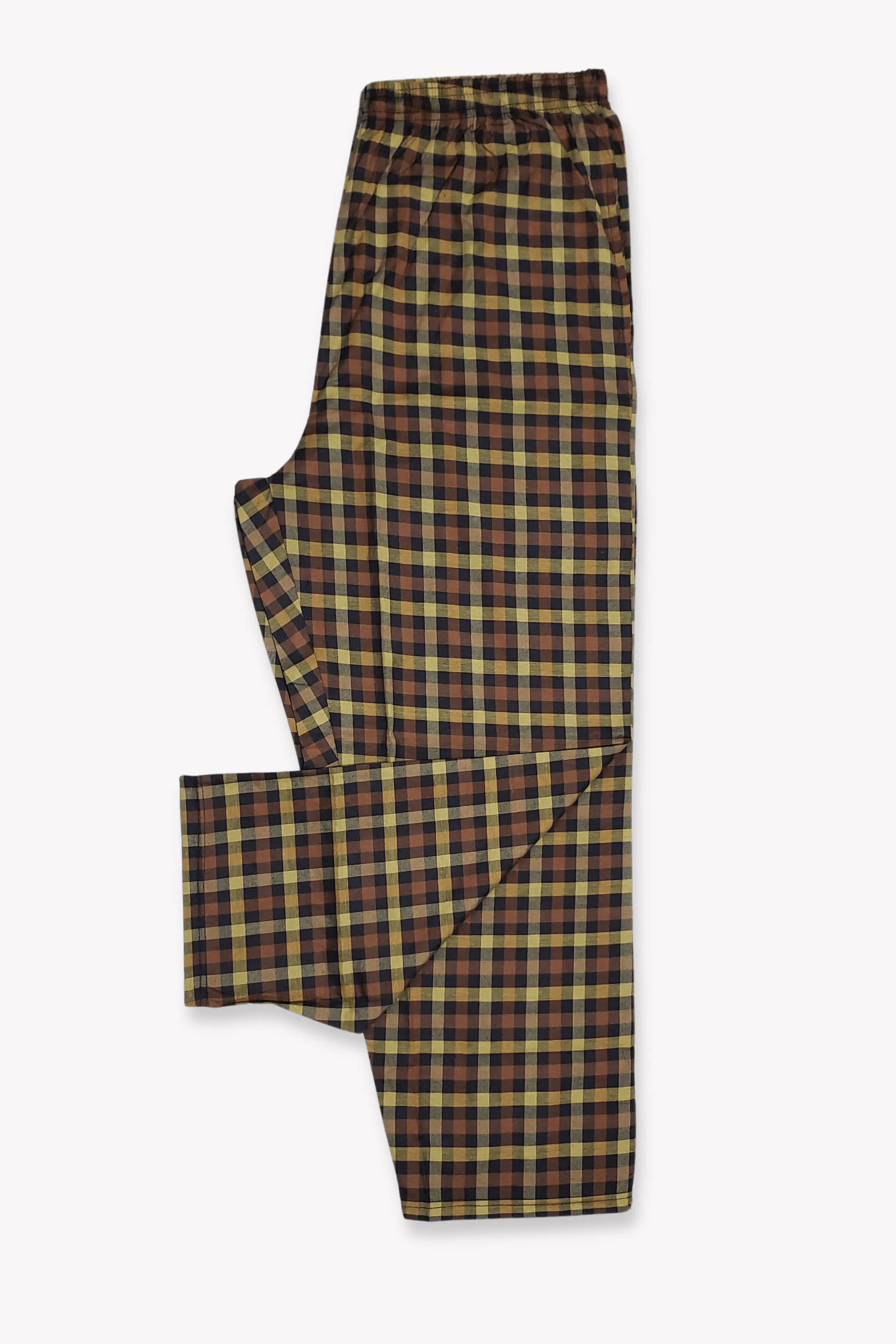 Men's Essential Poly-Cotton Check Trouser