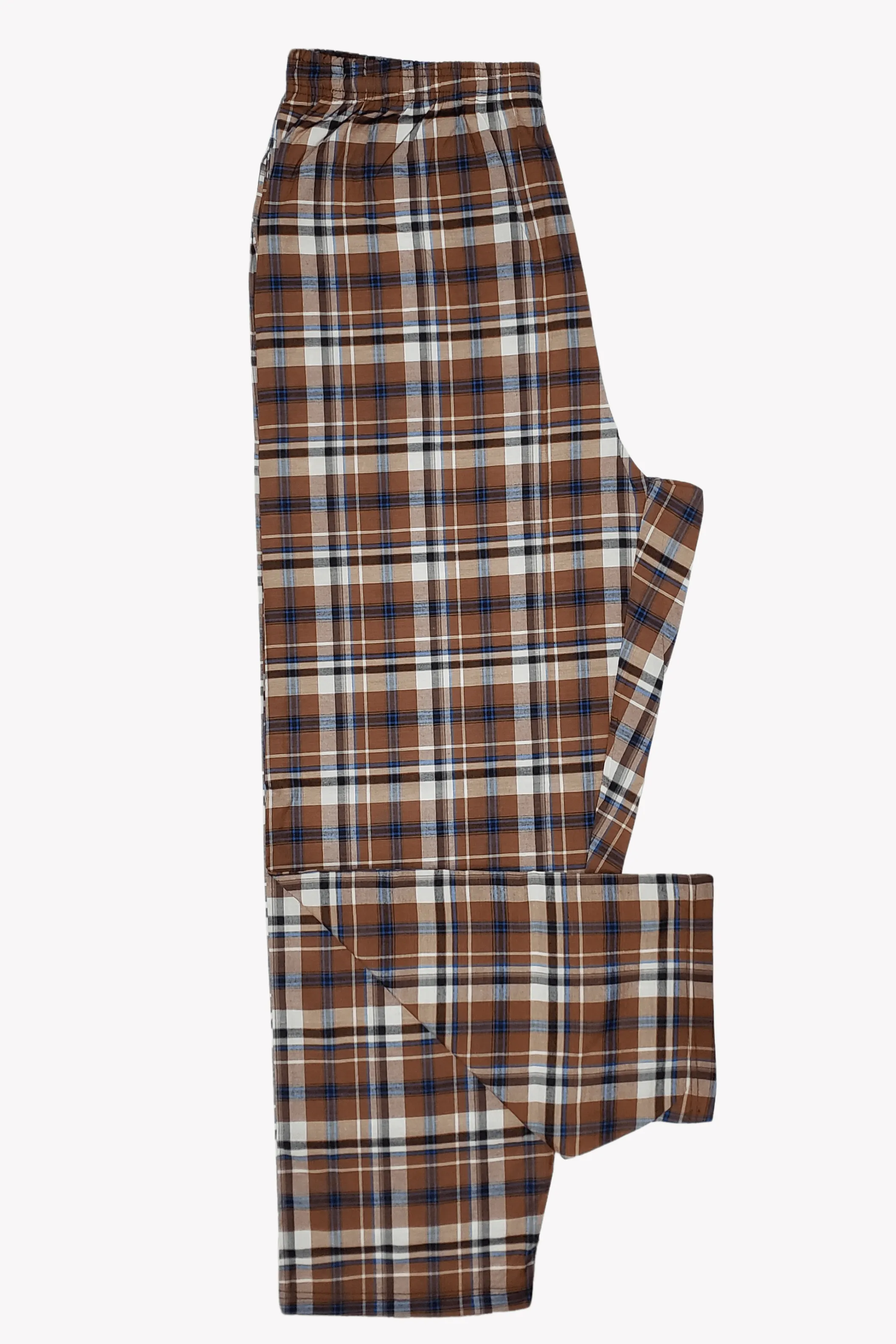 Men's Essential Poly-Cotton Check Trouser