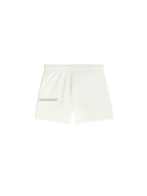 Organic Cotton Pajama Shorts with C-FIBER™—off-white