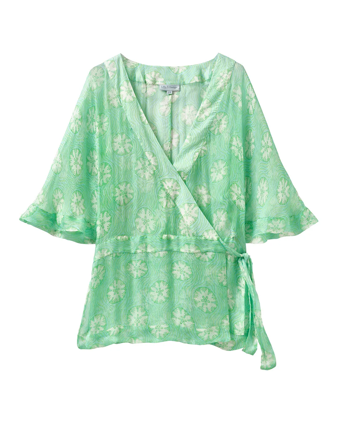 Silk Chiffon Kimono SAND DOLLAR