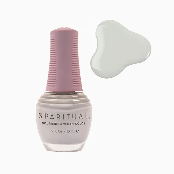 Sparitual Nourishing Lacquer Polish - Tranquility - Grey Creme - 15ML