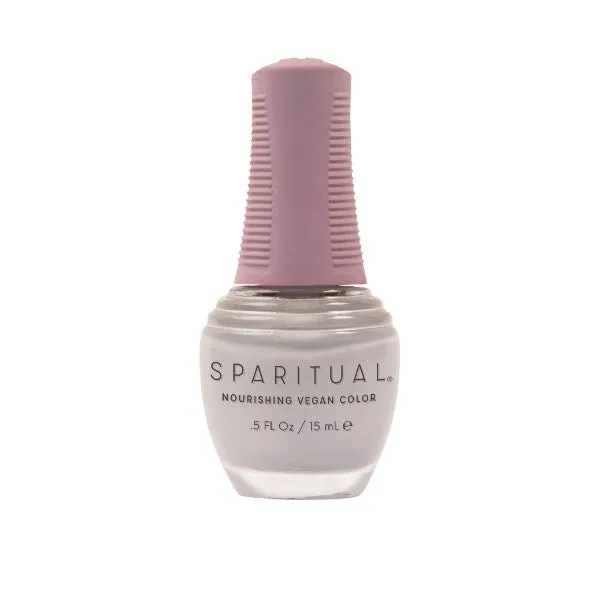 Sparitual Nourishing Lacquer Polish - Tranquility - Grey Creme - 15ML