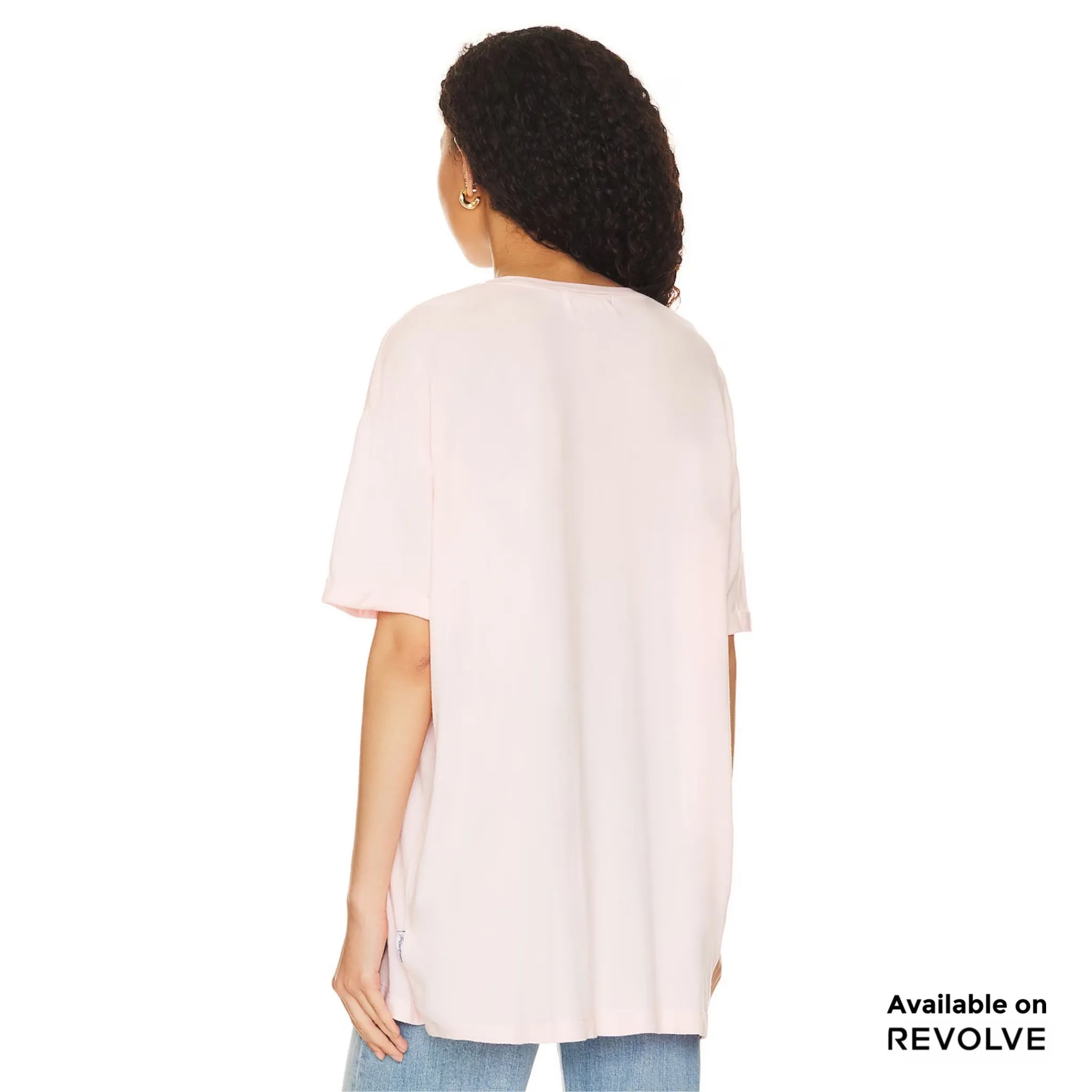 Wine Down - Oversized Tee - Blush Pink